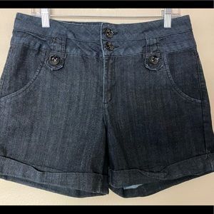 Denim trouser shorts Clearance